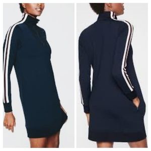 athleta circa track sweatshirt dress